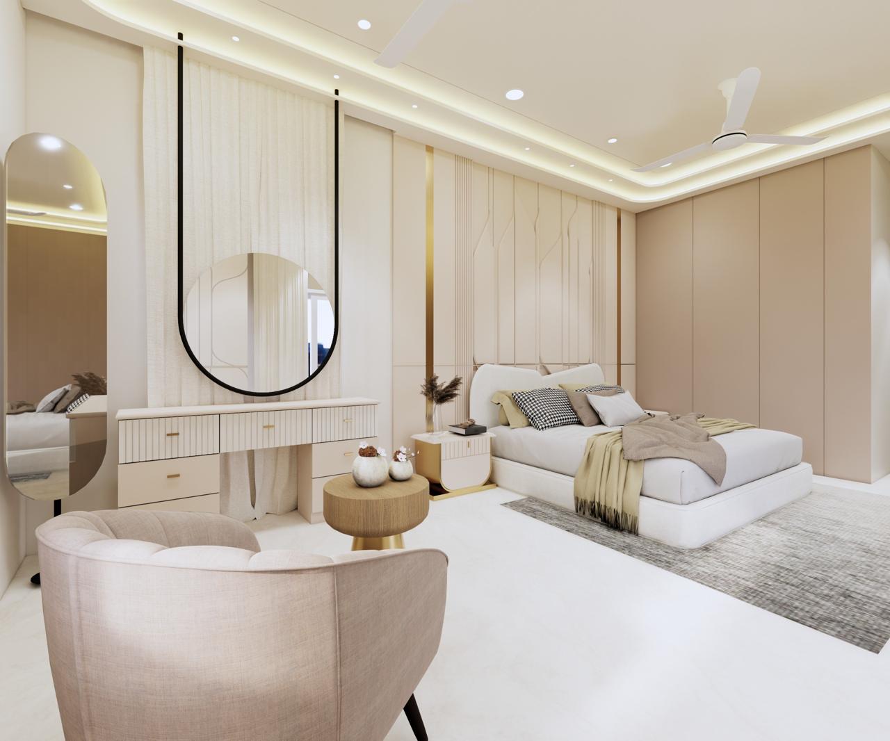 Principal suite in cream and gold